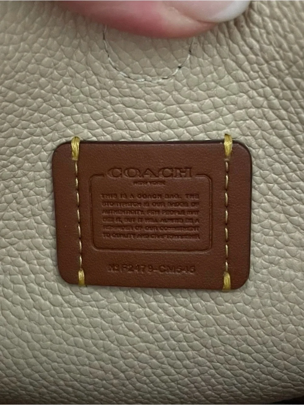 Coach price firm